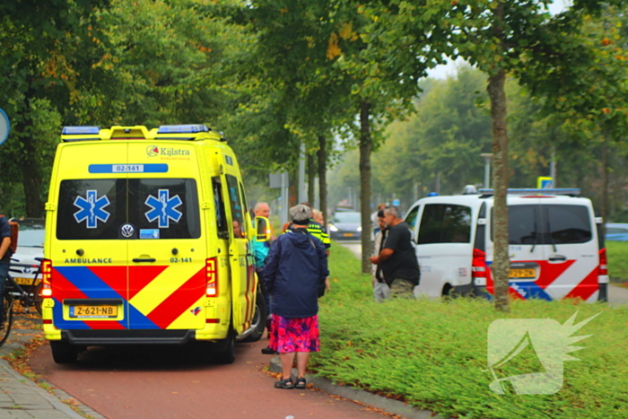 Scholier op fatbike en fietser met elkaar in botsing