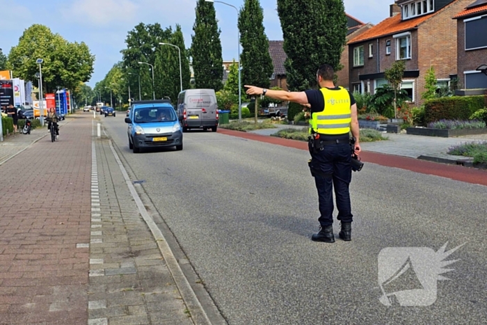 Politie studenten houden controle