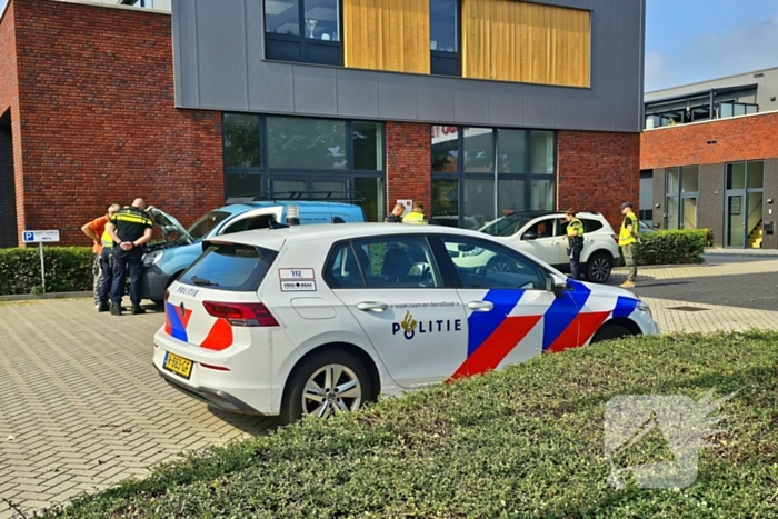 Politie studenten houden controle