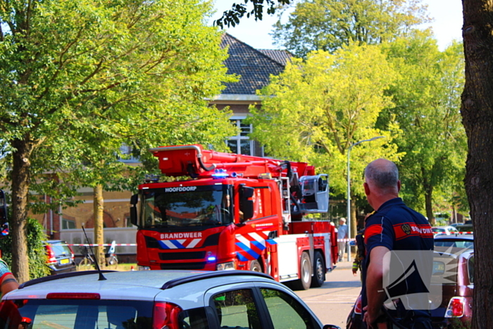 Veel hulpdiensten ingezet voor zeer grote brand