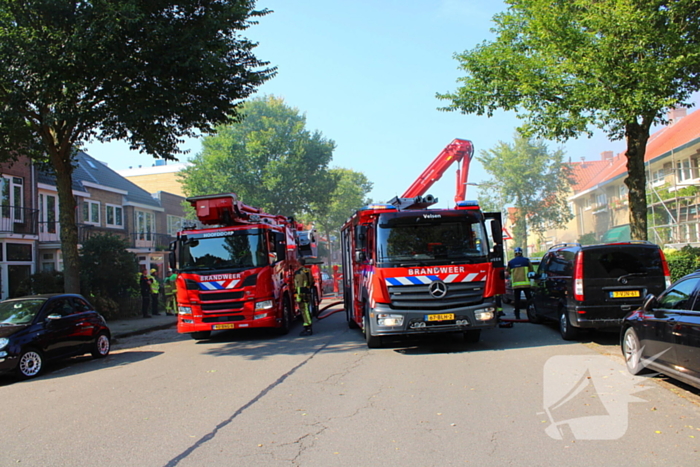 Veel hulpdiensten ingezet voor zeer grote brand