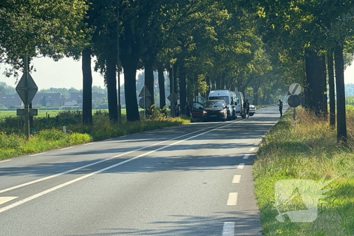 Vier bestelbussen betrokken bij kettingbotsing