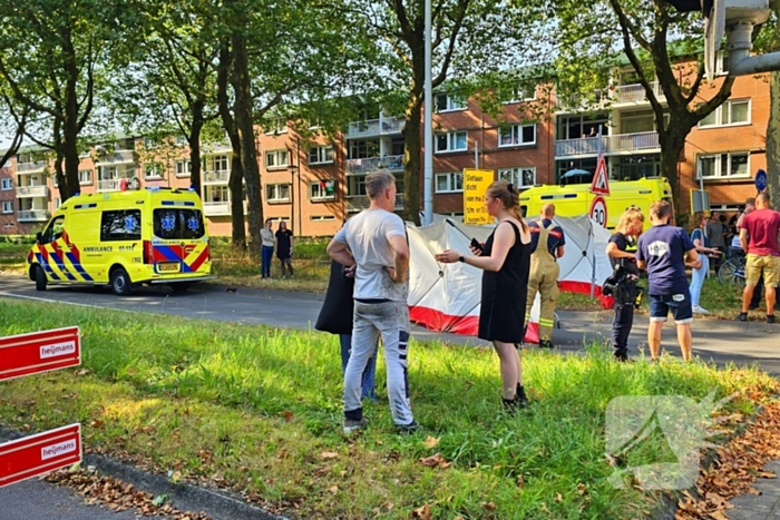 Ernstig ongeval tussen fietser en vrachtwagen