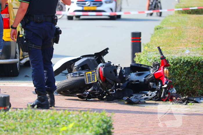 Scooterrijder zwaargewond na ongeluk