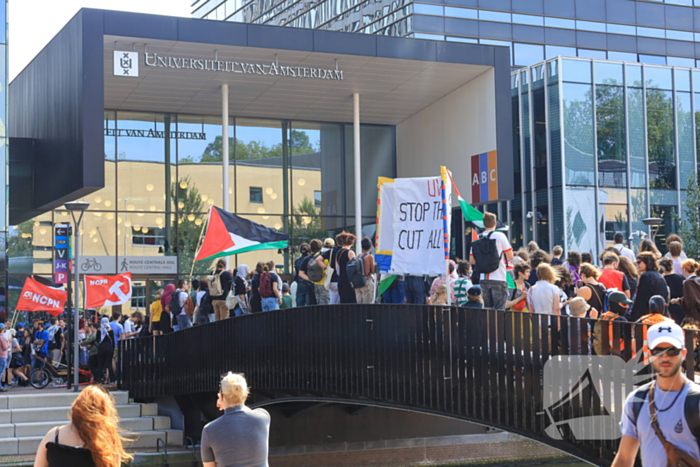 Grote opkomst bij Pro Palestina demonstratie