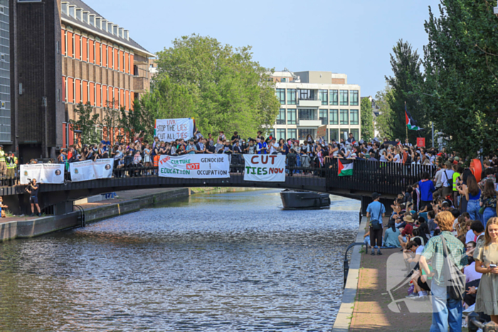 Grote opkomst bij Pro Palestina demonstratie