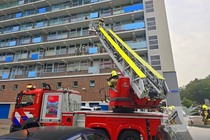 Brand in woning snel geblust