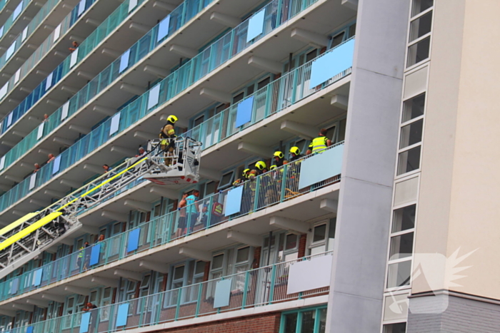 Brand in woning snel geblust