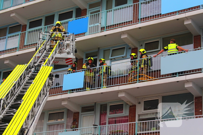 Brand in woning snel geblust