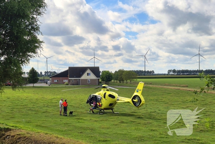 Traumateam ingezet voor gewond persoon