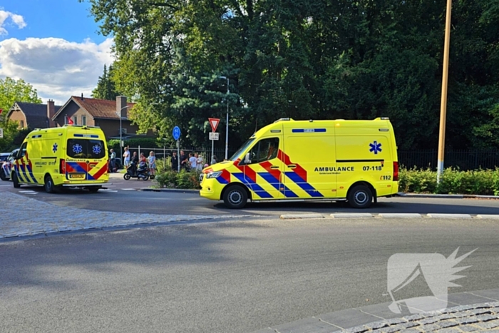 Fietser geschept door automobilist