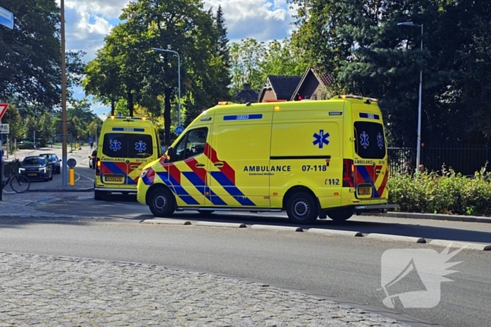 Fietser geschept door automobilist