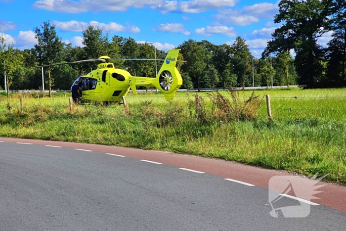 Fietser geschept door automobilist