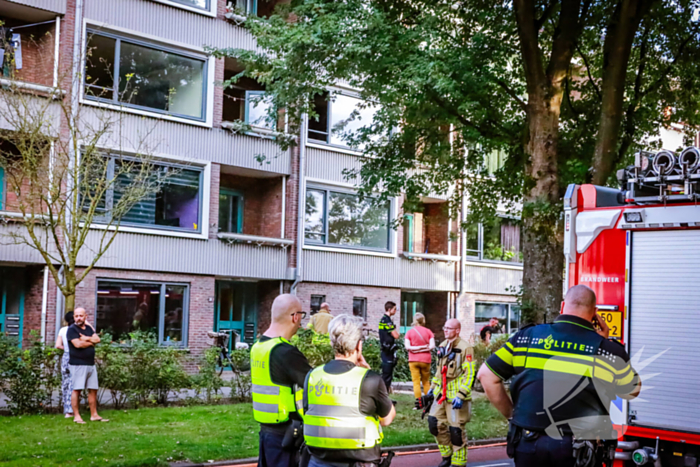 Veel schade na brand in flatwoning