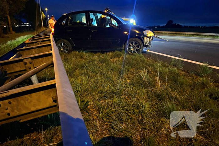 Automobilist aangehouden na eenzijdig ongeval