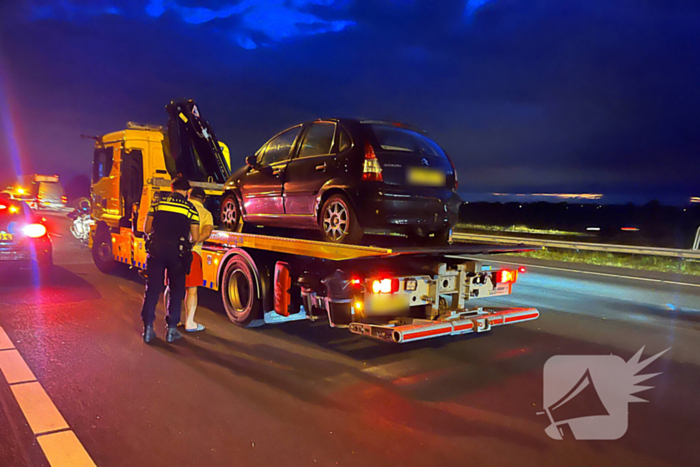 Automobilist aangehouden na eenzijdig ongeval