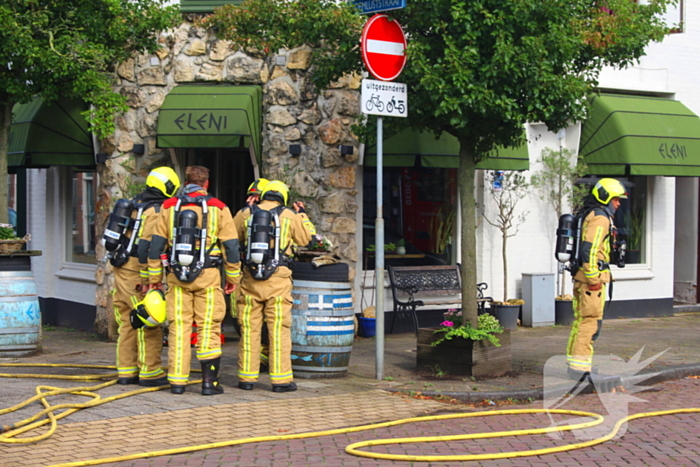 Brand in Grieks restaurant snel onder controle