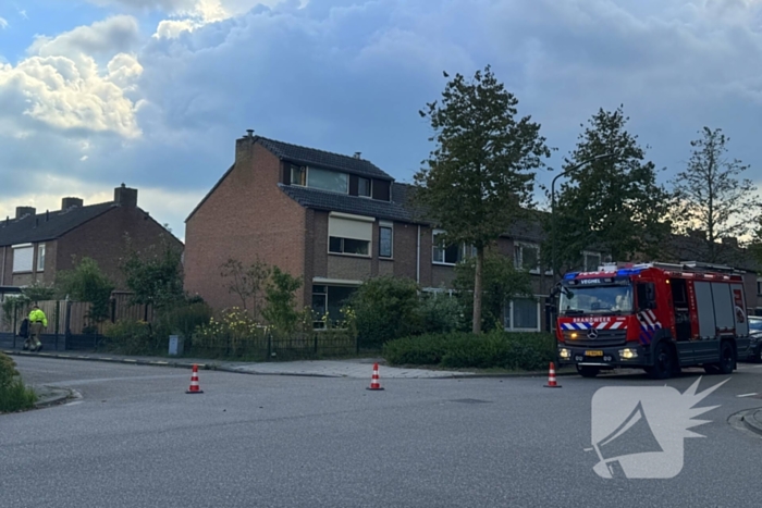 Brandweer ingezet voor gaslucht