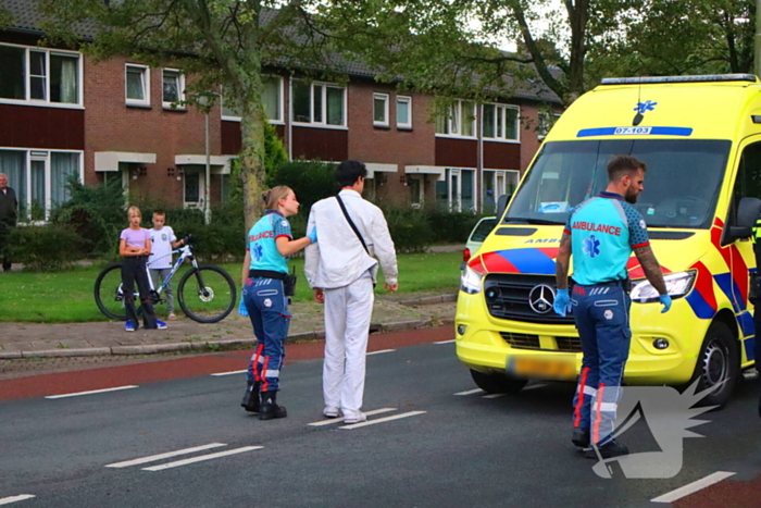 Scooterrijder gaat hard onderuit