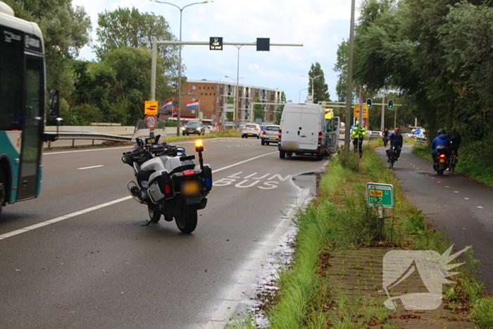 Kop-staartongeval zorgt voor verkeershinder