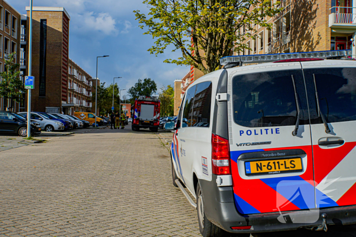 Brand in keuken in flatwoning snel onder controle