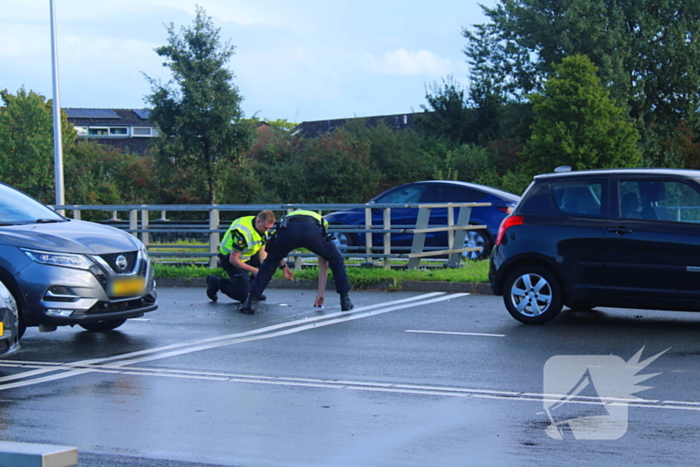 Rijbaan afgesloten na kop-staart botsing