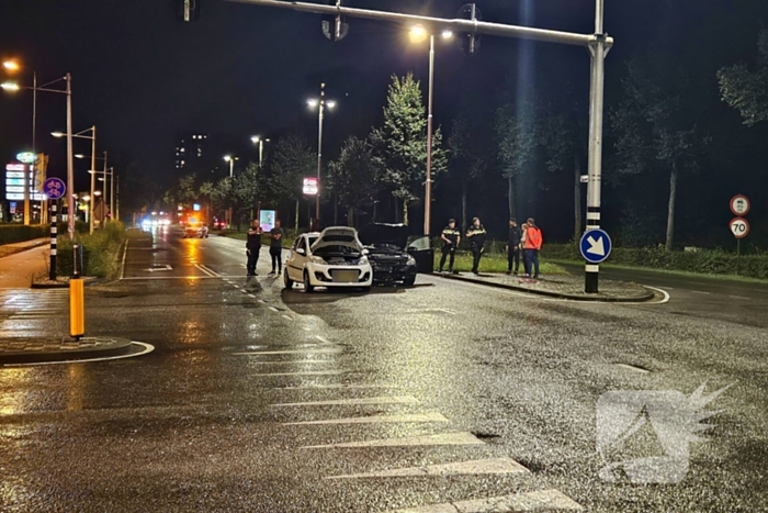 Flinke schade bij botsing op kruising