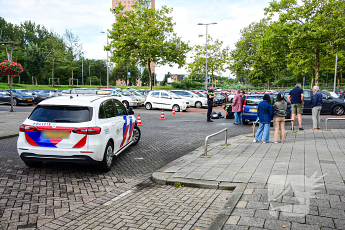 Fietser aangereden door automobiliste