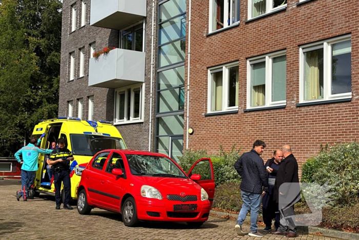 Voorruit gebarsten bij aanrijding met fietser