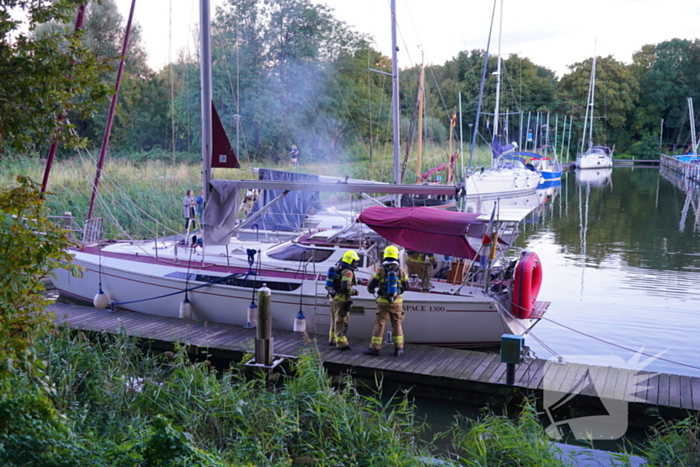 Brandweer ingezet door rookontwikkeling op plezierjacht