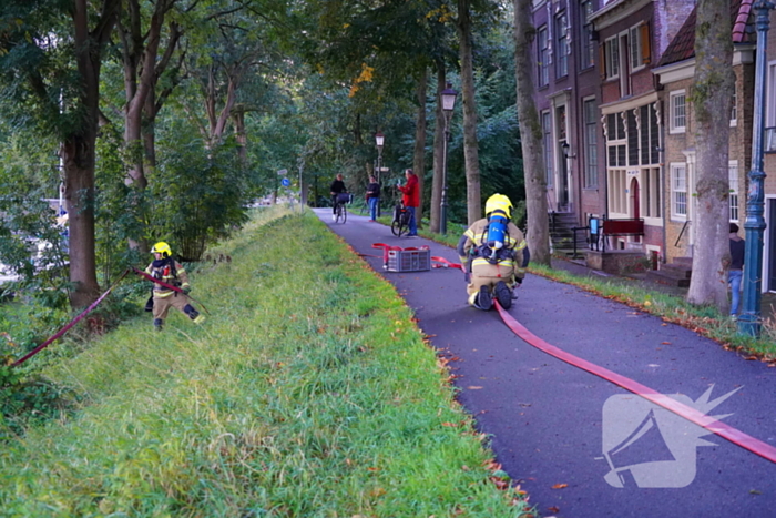 Brandweer ingezet door rookontwikkeling op plezierjacht