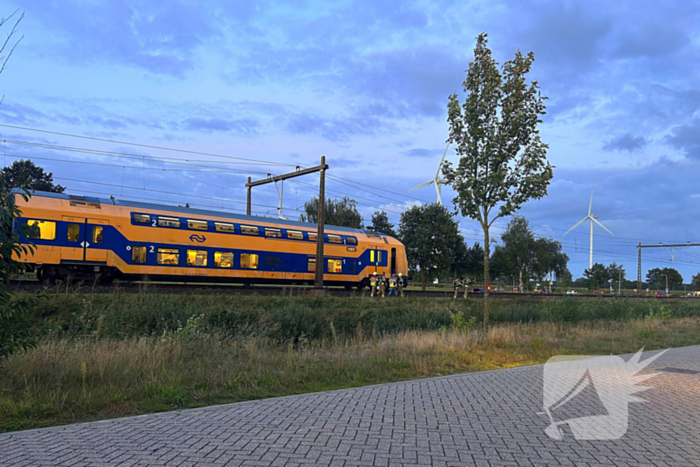 Rookontwikkeling onder trein door vastgelopen remmen