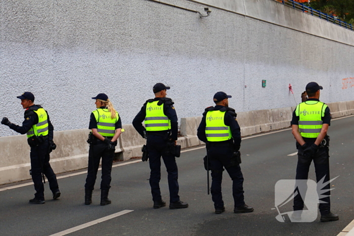 Weinig politie-inzet tijdens XR-blokkade wegens staking