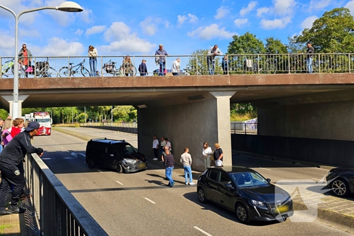 Aanrijding in tunnel zorgt voor verkeerschaos tijdens truckrun