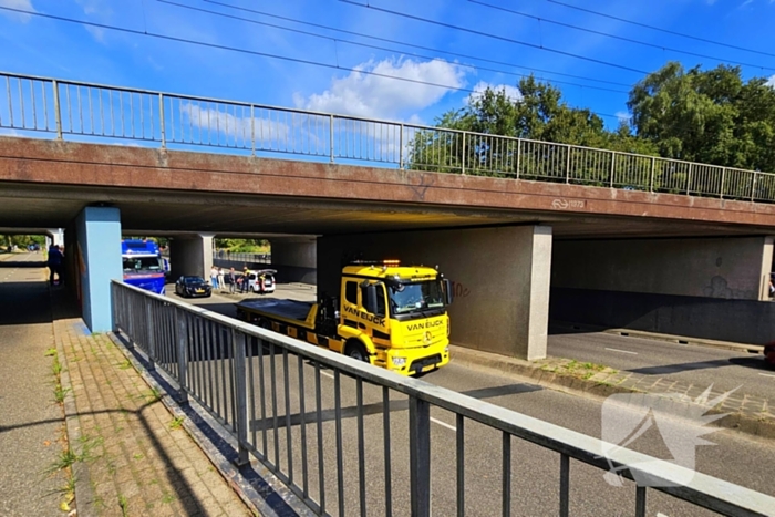 Aanrijding in tunnel zorgt voor verkeerschaos tijdens truckrun