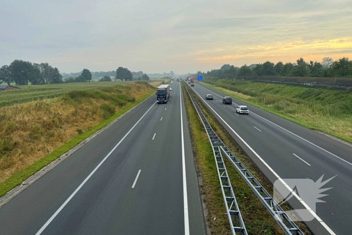 Veel schade bij kettingbotsing