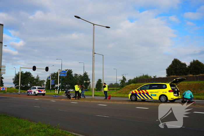 Motorrijder gewond na ongeval op provinciale weg