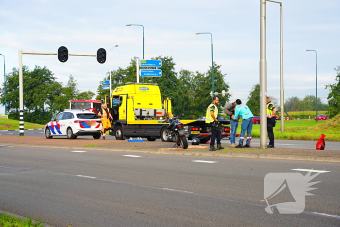 Motorrijder gewond na ongeval op provinciale weg