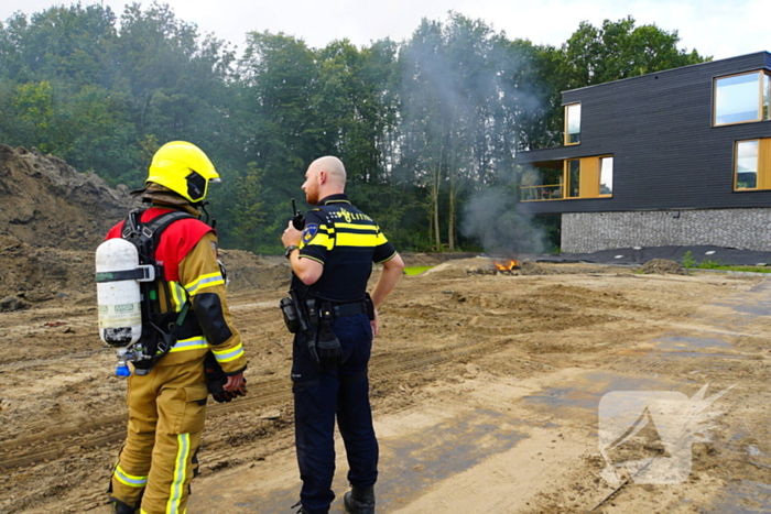 Poederblussers ingezet bij brand in stroomkast