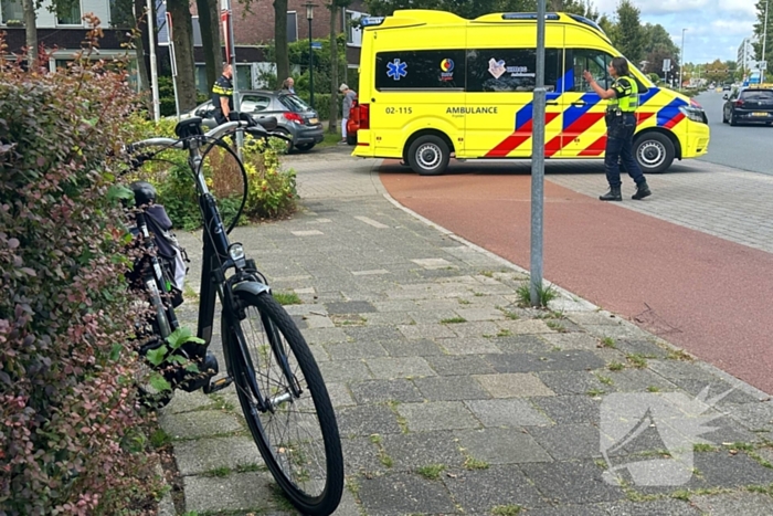 Fietser in botsing gekomen met automobilist