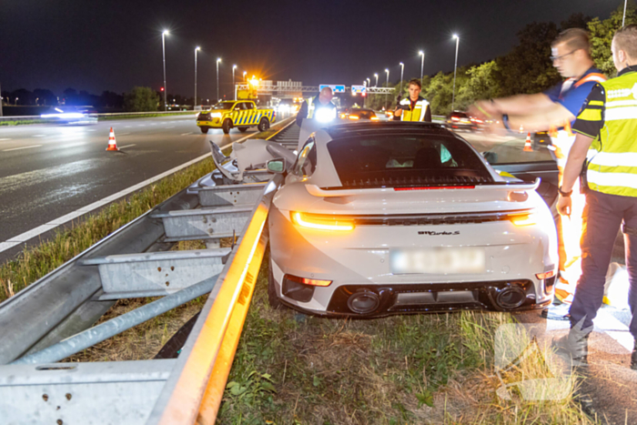 Peperdure Porsche total-loss na aanrijding