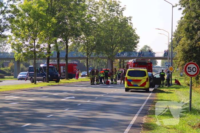 Twee voertuigen betrokken bij aanrijding