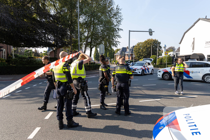 Fietser geschept door lijnbus