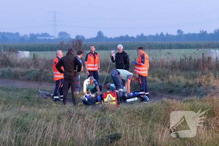 Jonge motorcrosser ernstig gewond bij ongeval