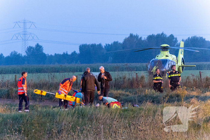 Jonge motorcrosser ernstig gewond bij ongeval