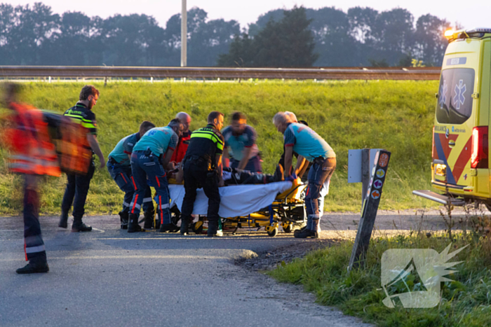 Jonge motorcrosser ernstig gewond bij ongeval