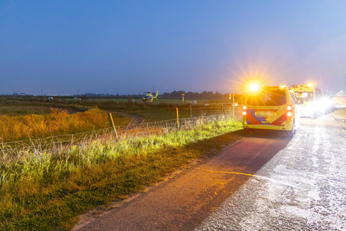 Jonge motorcrosser ernstig gewond bij ongeval