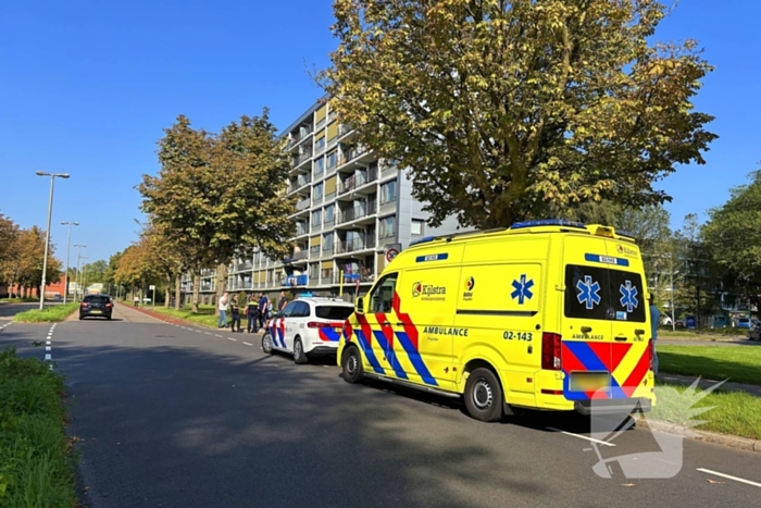 Fietser gewond bij botsing met auto