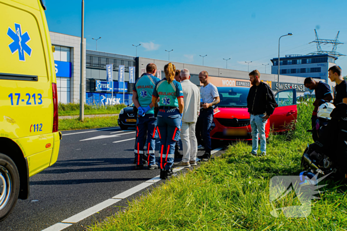 Schade bij ongeval met motor en auto