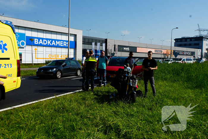 Schade bij ongeval met motor en auto